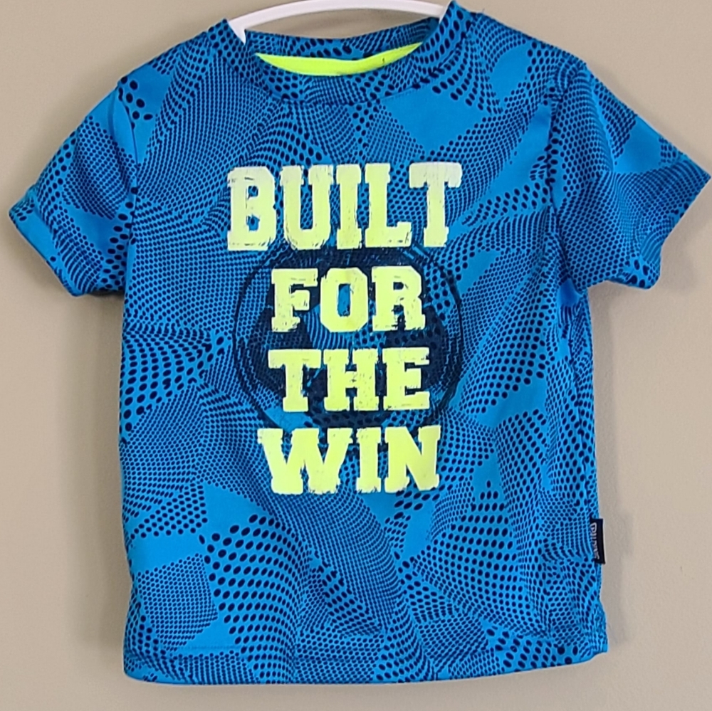 Spalding blue soccer ball athletic top